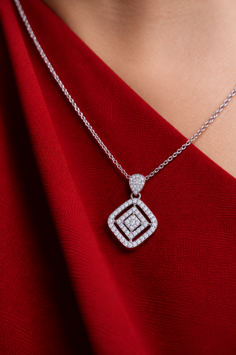 Geometric Pendant Necklace