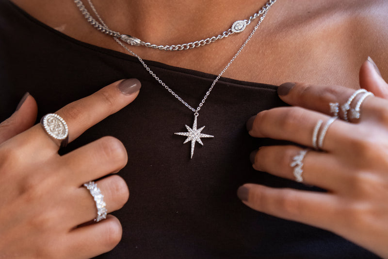 North Star Silver Necklace