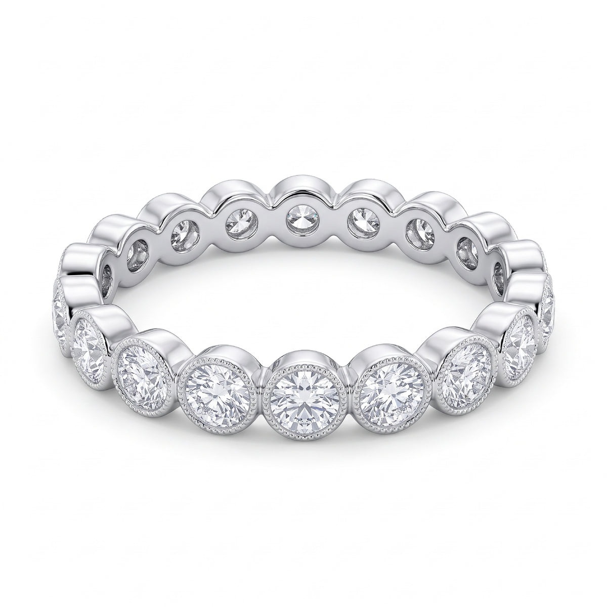 Bezel-Set Eternity Ring