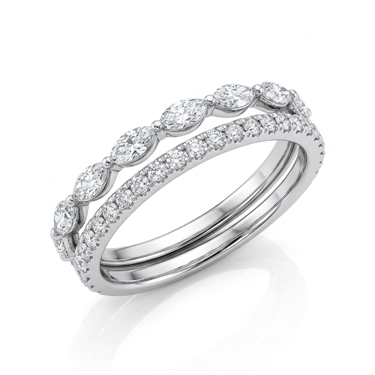 Double Band Connected Ring
