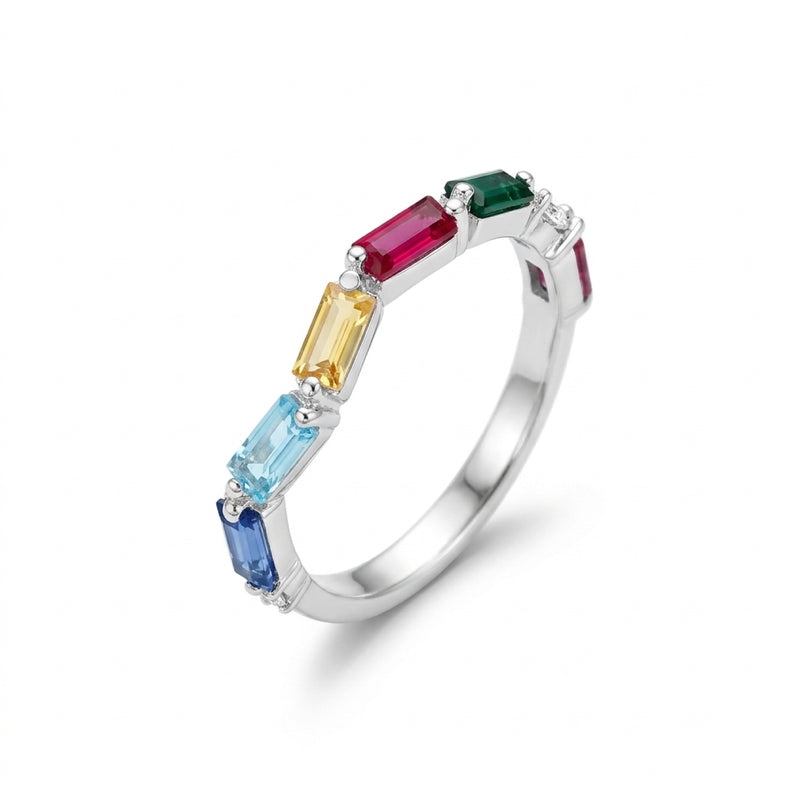 Rainbow Gem Ring
