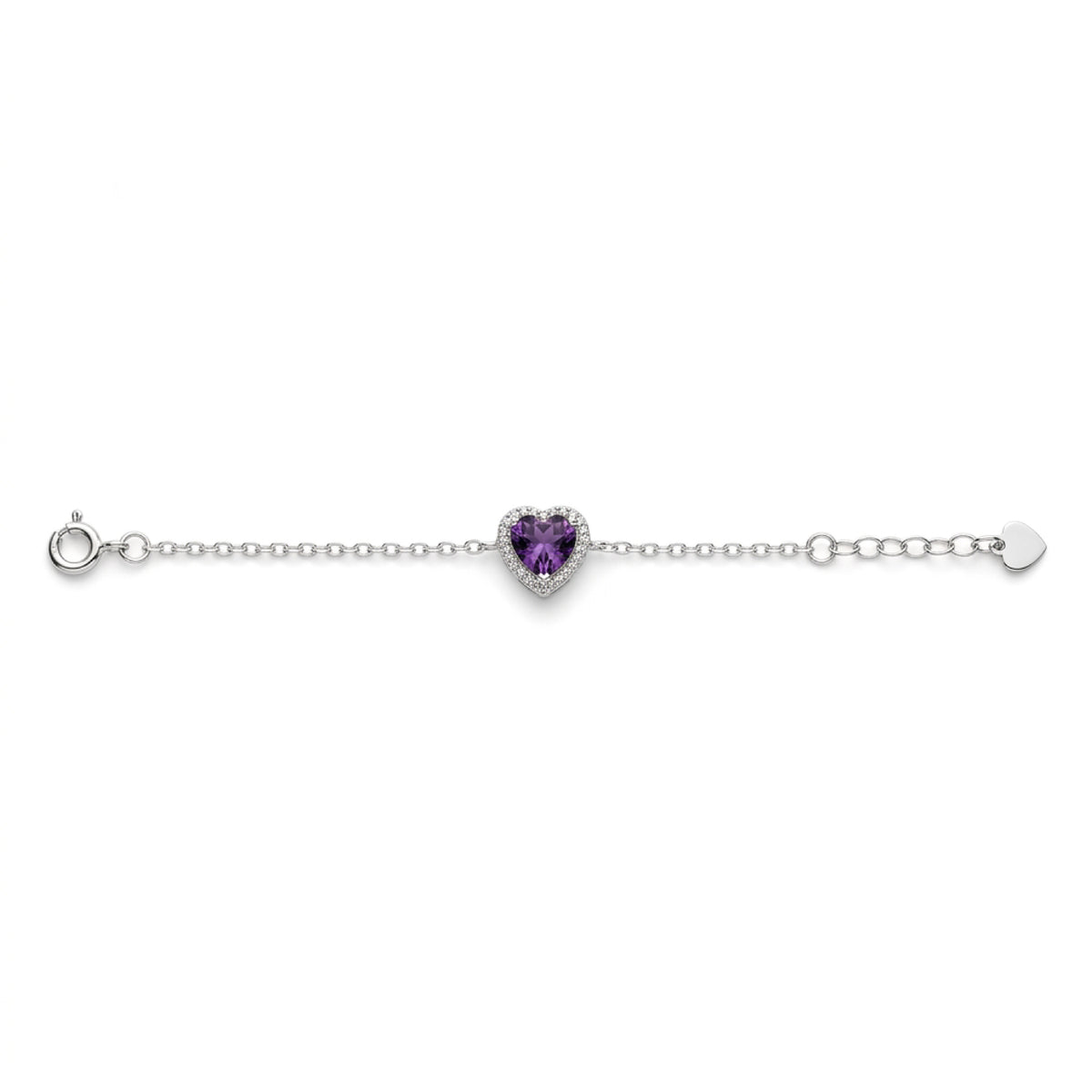 Purple Heart Bracelet