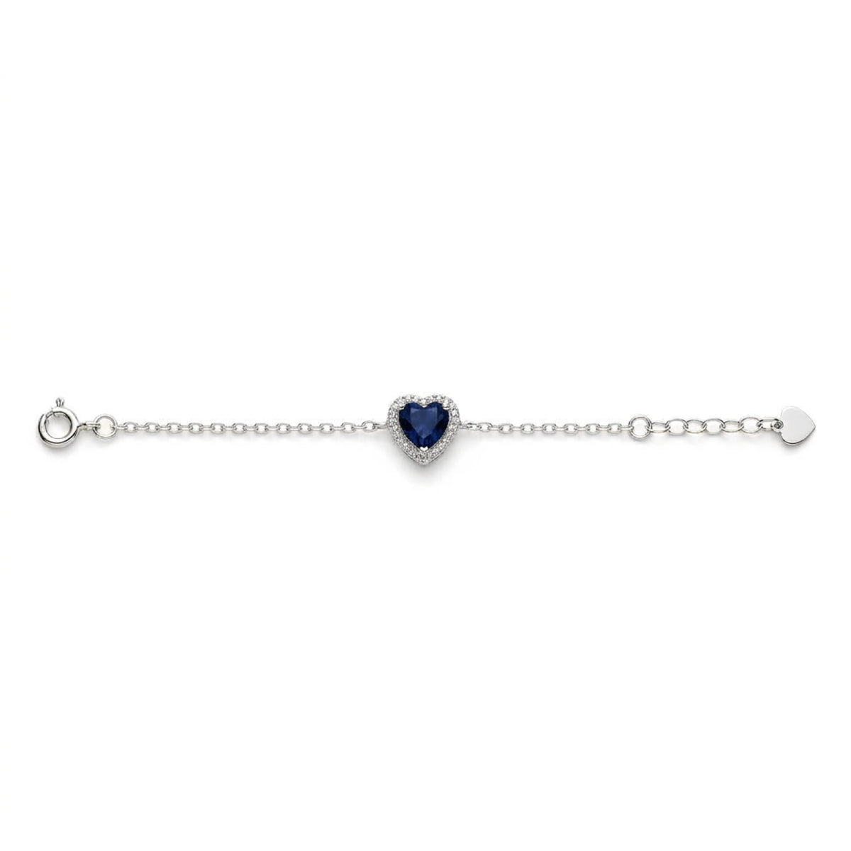Blue Heart Bracelet