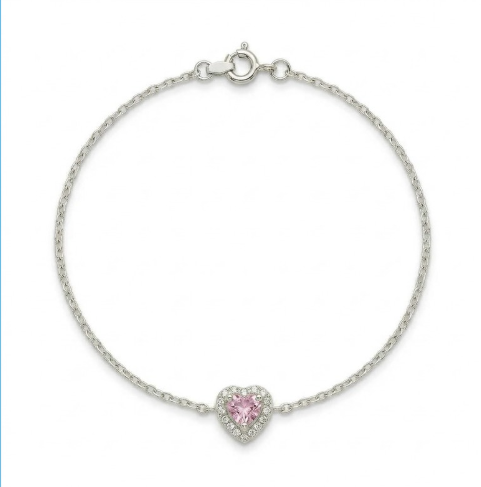 Pink Heart Bracelet