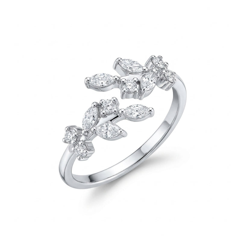 Open Leaf Ring
